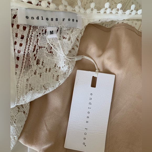 Endless ROSE DRESS LACE TOP BELLED SLEEVES SIZE M 😍 - Picture 8 of 8